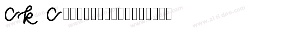 CK Calligraphy字体转换